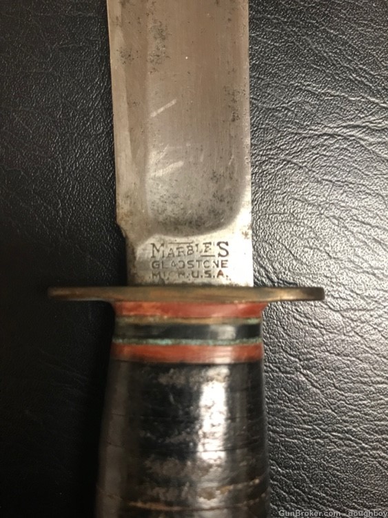 Marbles Vintage Skinner Knife Gladstone MI Marble’s -img-1