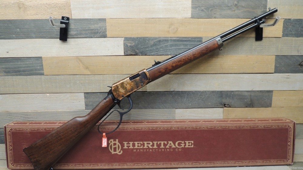 Heritage Settler STR22LCH20 20" 22LR 15Rd Lever Action Rifle - Walnut-img-0