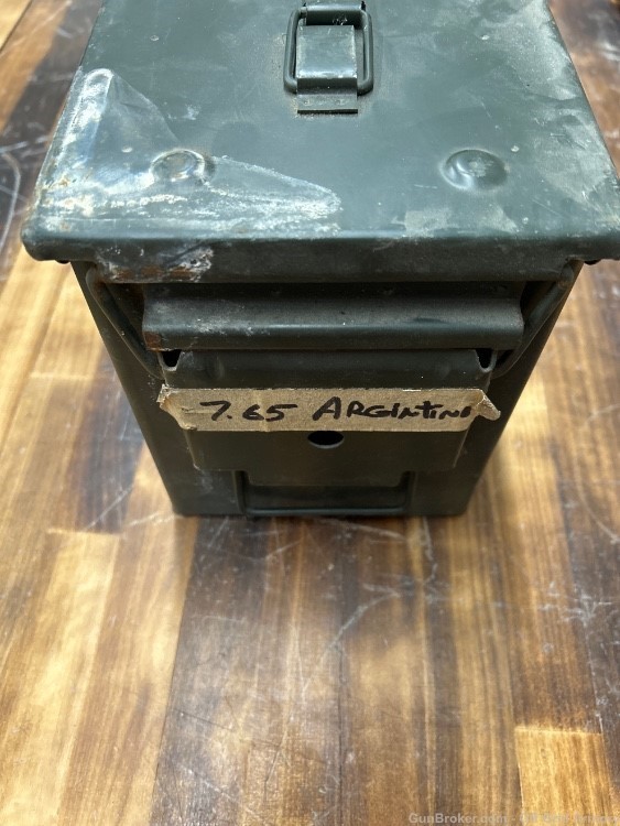 7.65 Argentine 7.65x54 390 Rounds in ammo can! NOS !-img-4