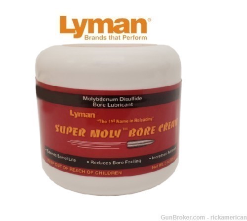Lyman Super Moly Bore Cream, 3OZ NEW! # 7631419-img-0