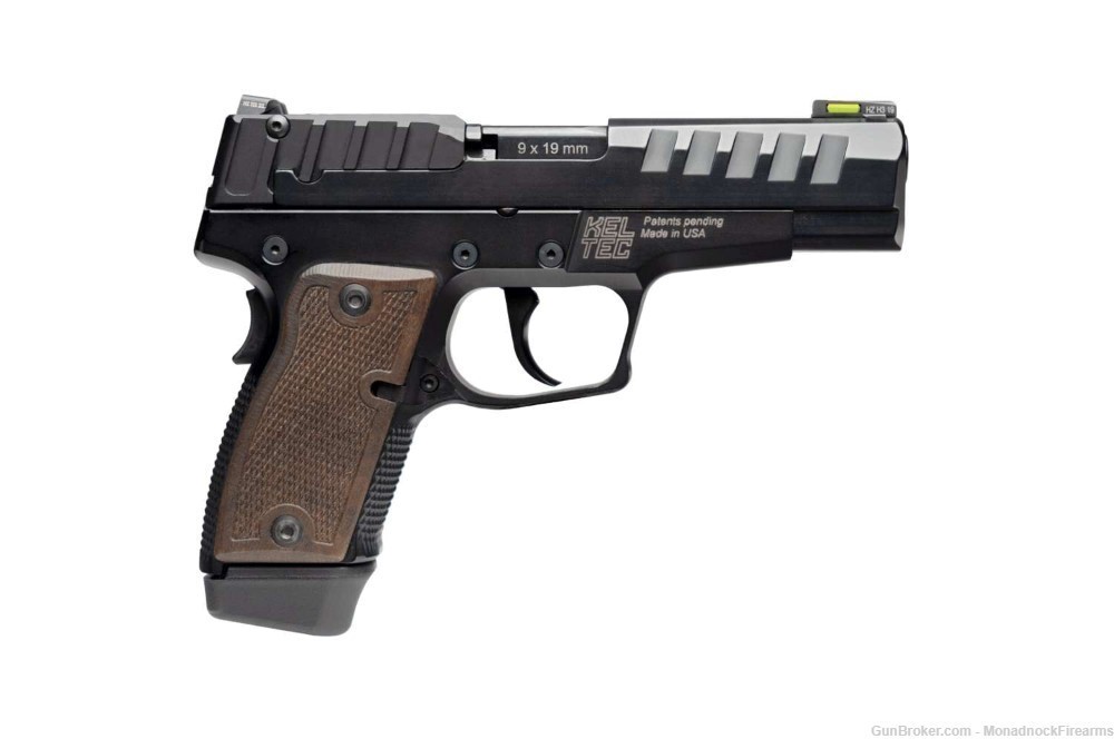 *NEW* Kel-Tec P15MBLK P-15 9mm 15+1 Metal Frame Walnut Grips-img-0