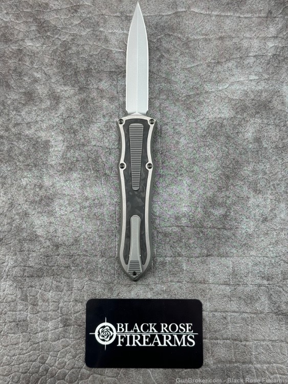 G&G Hawk Knife Deadlock Titanium Marbled Carbon Fiber Automatic OTF-img-1