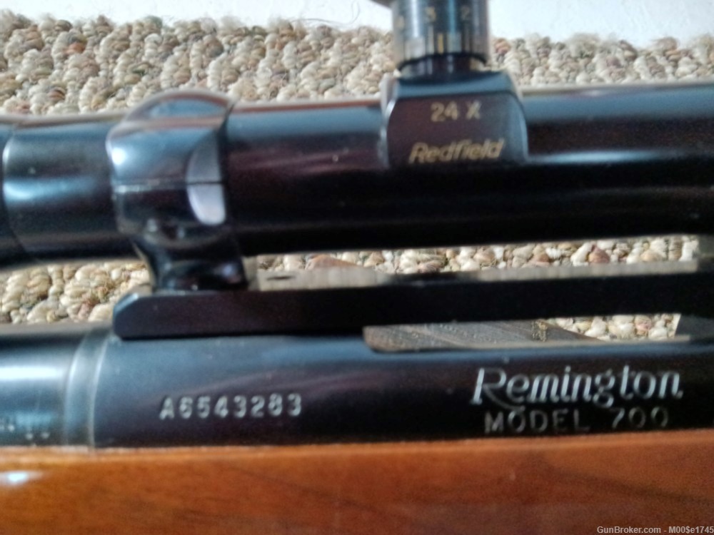  .222 Remington 700 BDL - 24X Redfield Scope - 400 Rounds Ammo - Dies-img-4