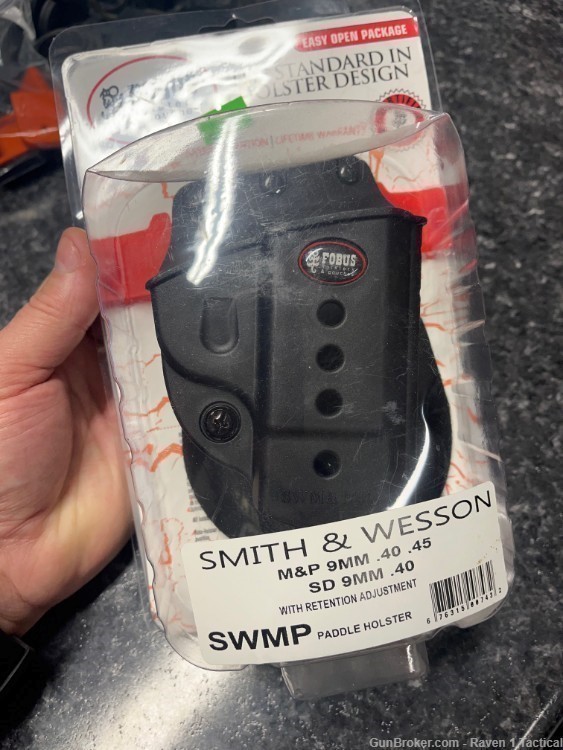 Fobus S&W M&P 9 40 45 Paddle Holster Smith & Wesson-img-0