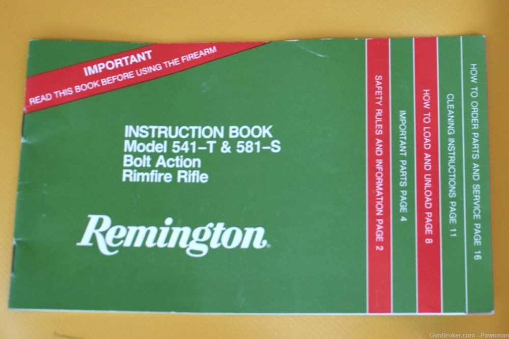 Remington Model 541 T in 22S/L/LR built 1994 Heavy barrel-img-16