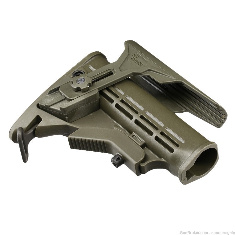 IMI DEFENSE M4 ENHANCED STOCK WITH POLYMER CHEEK REST, ODG, FREE SHIPPING-img-3