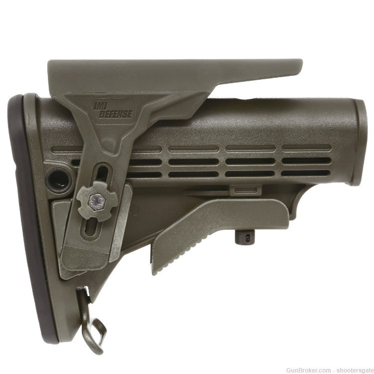 IMI DEFENSE M4 ENHANCED STOCK WITH POLYMER CHEEK REST, ODG, FREE SHIPPING-img-2