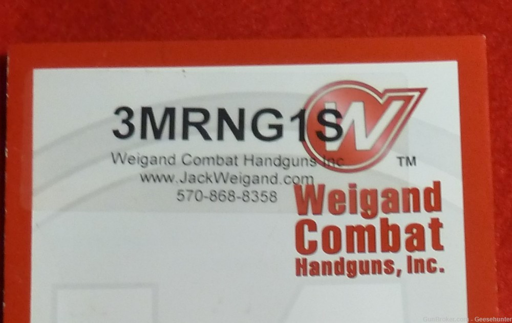 Weigand Weaver Style Mount Magnum 1 Inch Scope Rings, Revolvers, Med Height-img-1