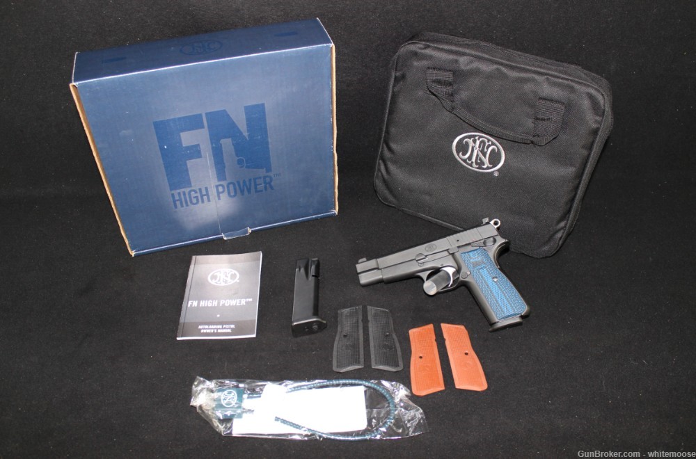 FN High Power 9mm Black 4.7" USED -img-0