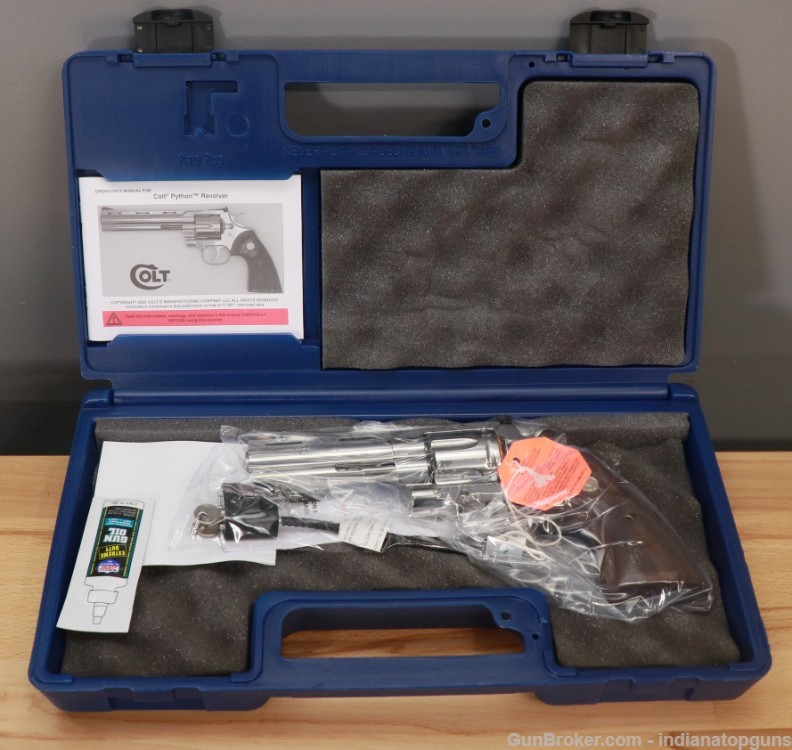 Colt Python Target SP4WTS 4.25" .357 Mag  6RD Revolver-img-1