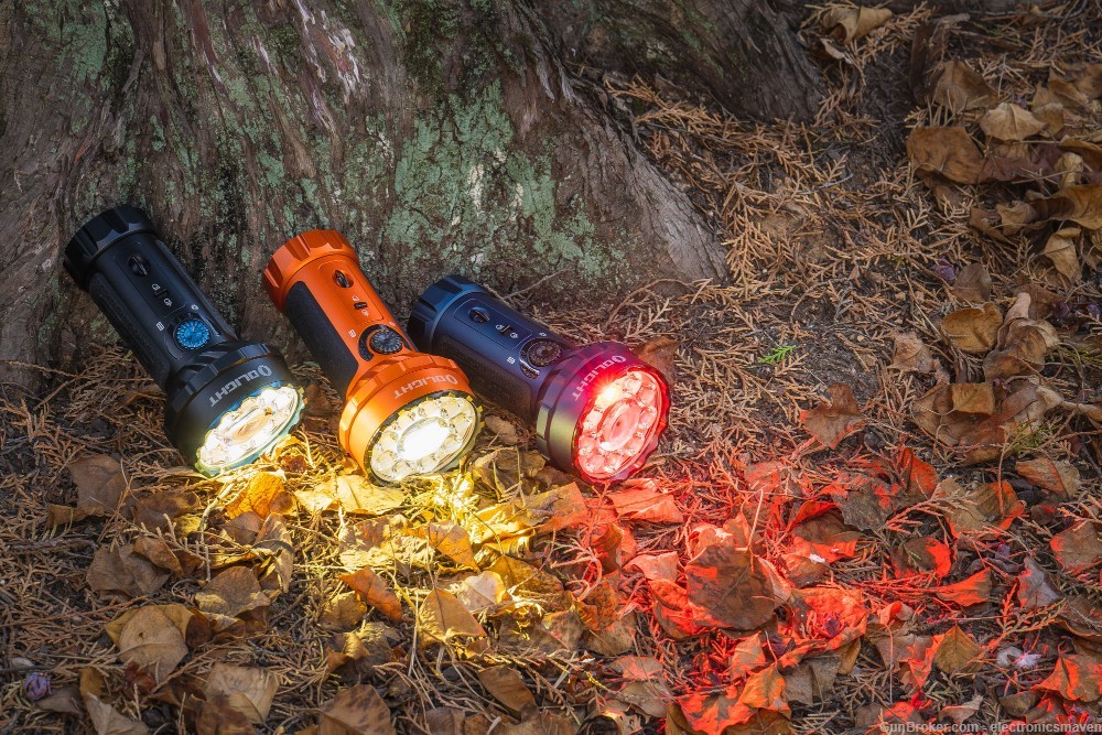 Olight Marauder Mini Orange Powerful Rechargeable LED Flashlight, 7000 Lume-img-8