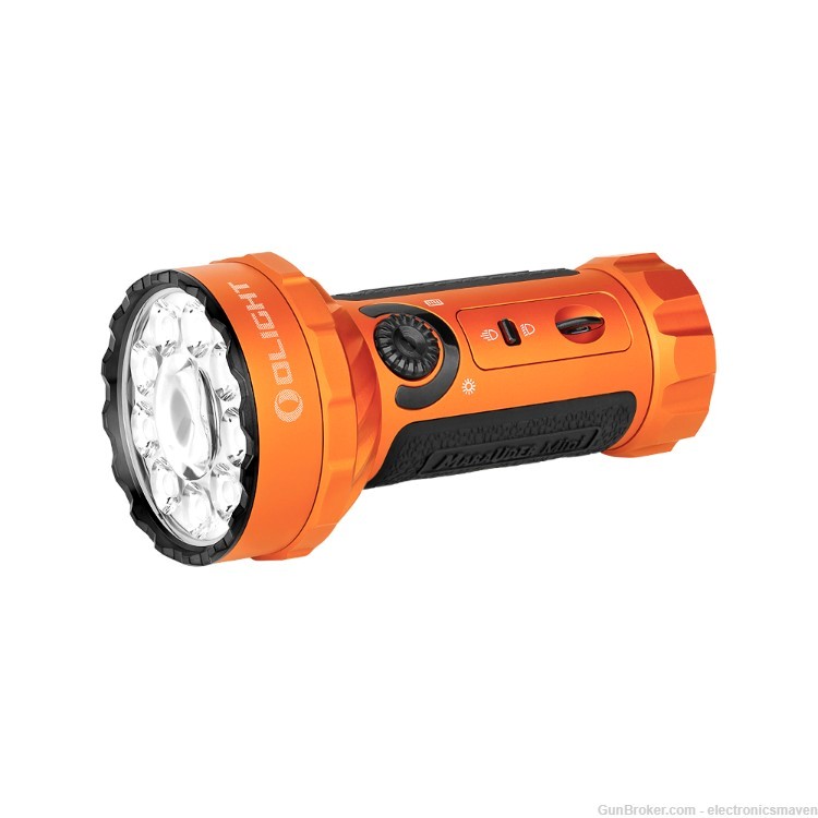 Olight Marauder Mini Orange Powerful Rechargeable LED Flashlight, 7000 Lume-img-0