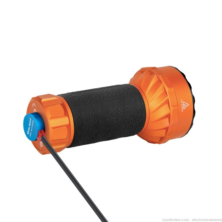 Olight Marauder Mini Orange Powerful Rechargeable LED Flashlight, 7000 Lume-img-5