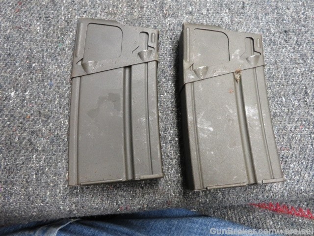 (2 TOTAL) CETME 91 FACTORY ORIGINAL 20RD MAGAZINES WITH POUCH-img-1