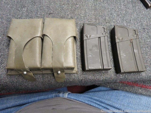(2 TOTAL) CETME 91 FACTORY ORIGINAL 20RD MAGAZINES WITH POUCH-img-0