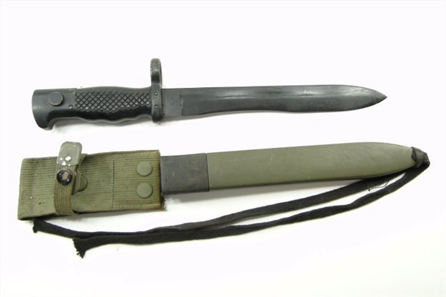 SPANISH 1969 CETME BAYONET WITH SCABBARD-img-0