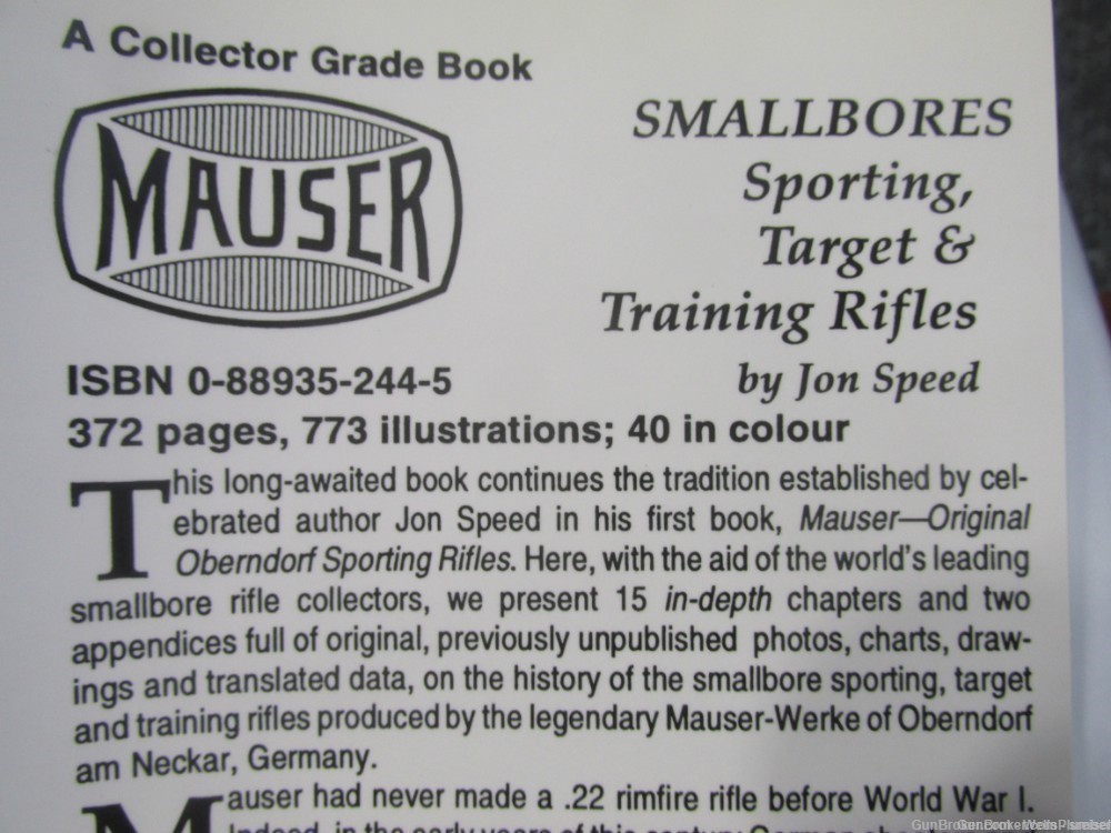 MAUSER SMALLBORES SPORTING, TARGET & TRAINING RIFLES REFERENCE BOOK (RARE)-img-3