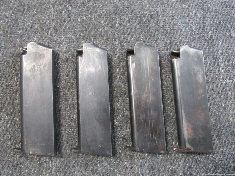 (4 TOTAL) STEYR MODEL B 9MM PISTOL MAGAZINES MARKED & FUNCTIONS EXCELLENT-img-1