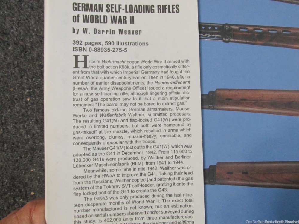 'S GARANDS GERMAN SELF-LOADING RIFLES OF G43 K43 G41 REFERENCE BOOK-img-3