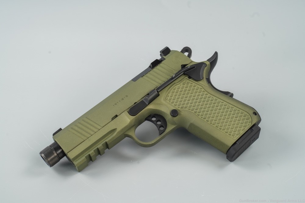 Alpha Foxtrot S15 OD Green 15RD 9mm Semi-Auto Pistol! Everyday Carry! -img-2