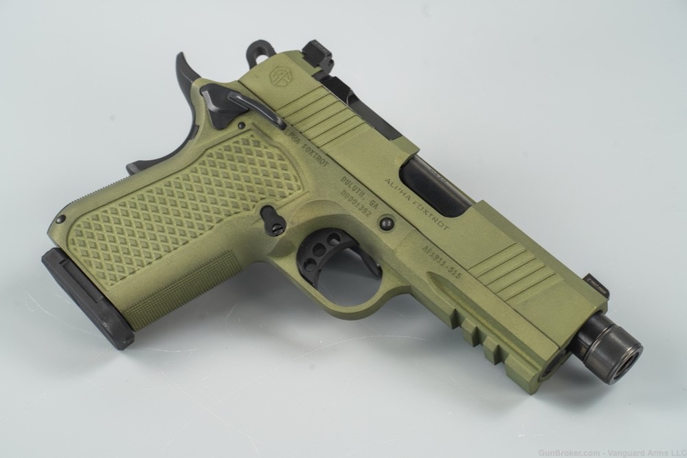 Alpha Foxtrot S15 OD Green 15RD 9mm Semi-Auto Pistol! Everyday Carry! -img-3