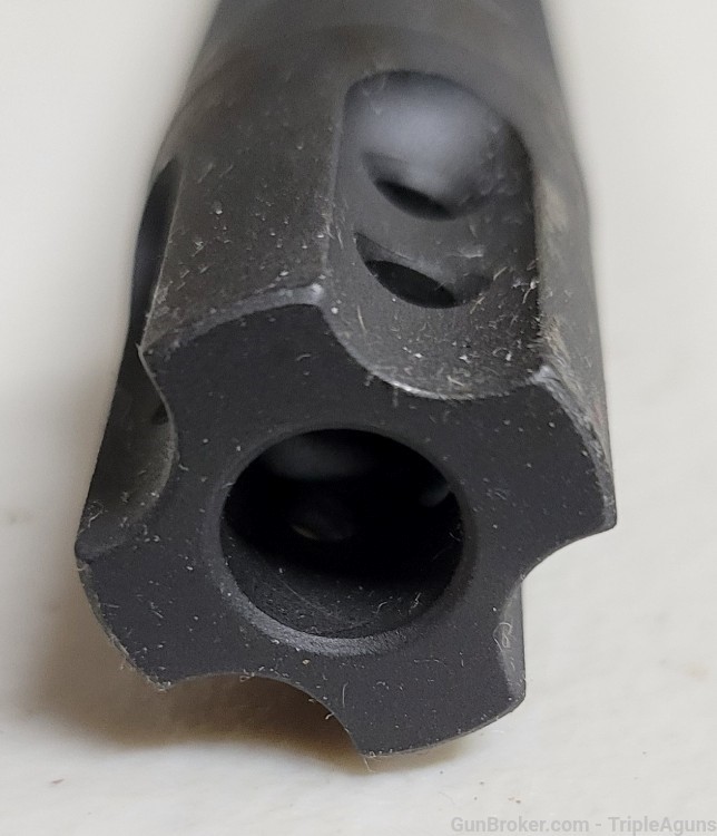 DS Arms Austrian style long muzzle brake FAL 9/16x24 left hand thread-img-4
