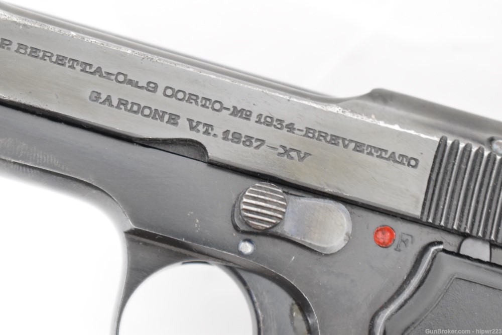 WWII Italian Army marked Beretta model 1934 service pistol mfg 1937 C&R OK -img-7