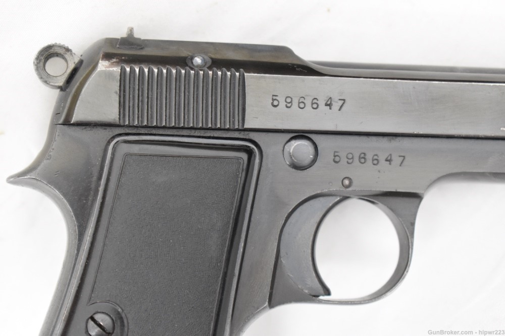 WWII Italian Army marked Beretta model 1934 service pistol mfg 1937 C&R OK -img-10