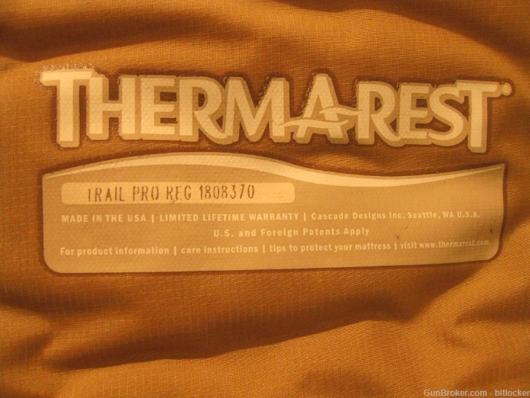Therm-A-Rest Camp Mattress Trail Pro Reg self inflating Gift-img-2