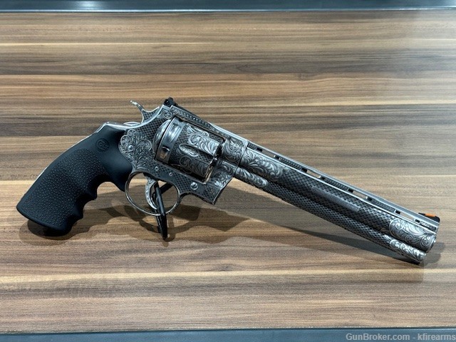Colt Anaconda .44 Magnum Revolver 8" With Full Laser Engraving-img-1
