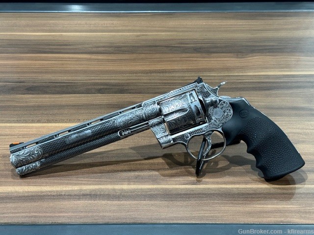 Colt Anaconda .44 Magnum Revolver 8" With Full Laser Engraving-img-0