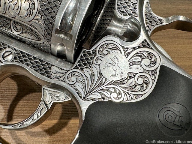 Colt Anaconda .44 Magnum Revolver 8" With Full Laser Engraving-img-14