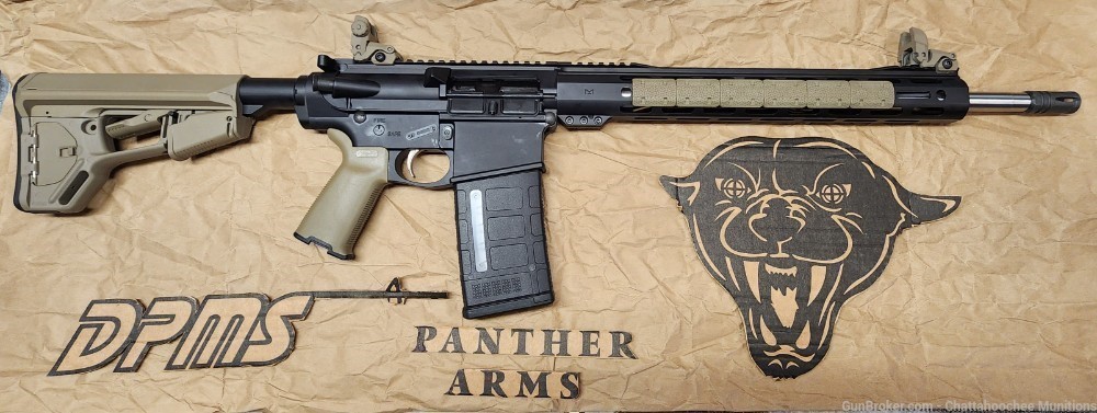 DPMS Panther Arms DR-10 .308  AR10 18" Rifle Magpul Stock, Grip, 2 Stage-img-1