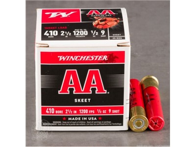 410 Winchester AA Target Load .410 Shotshells 25 count no Credit Card Fees 