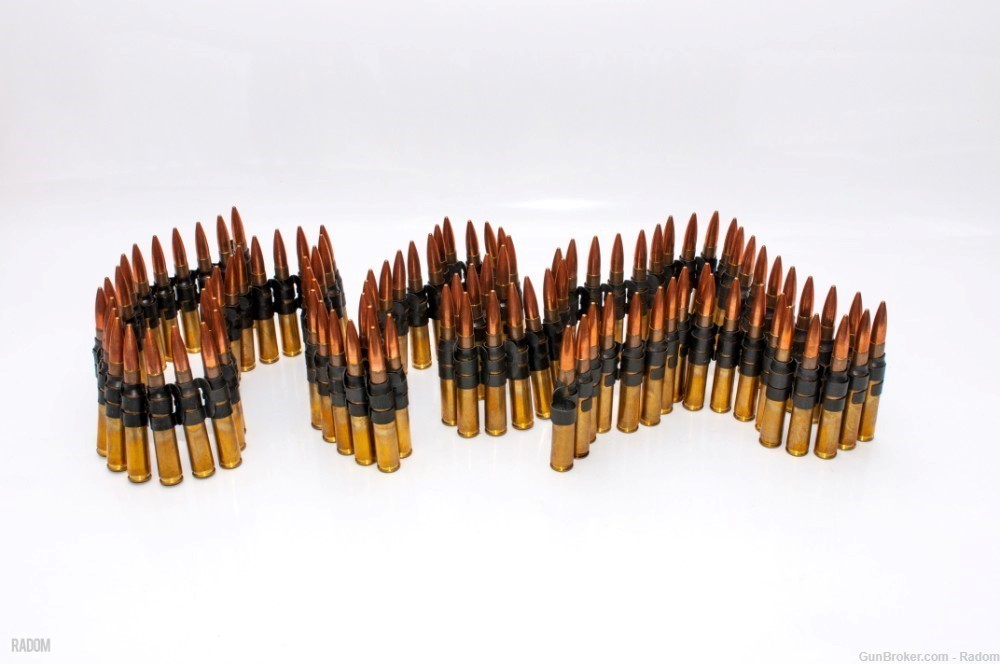 (REDUCED) 100 Rounds of .50BMG BALL 86 13| Linked Ammunition-img-5