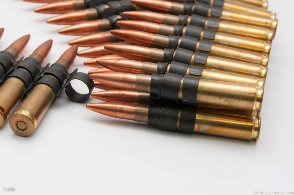 (REDUCED) 100 Rounds of .50BMG BALL 86 13| Linked Ammunition-img-3