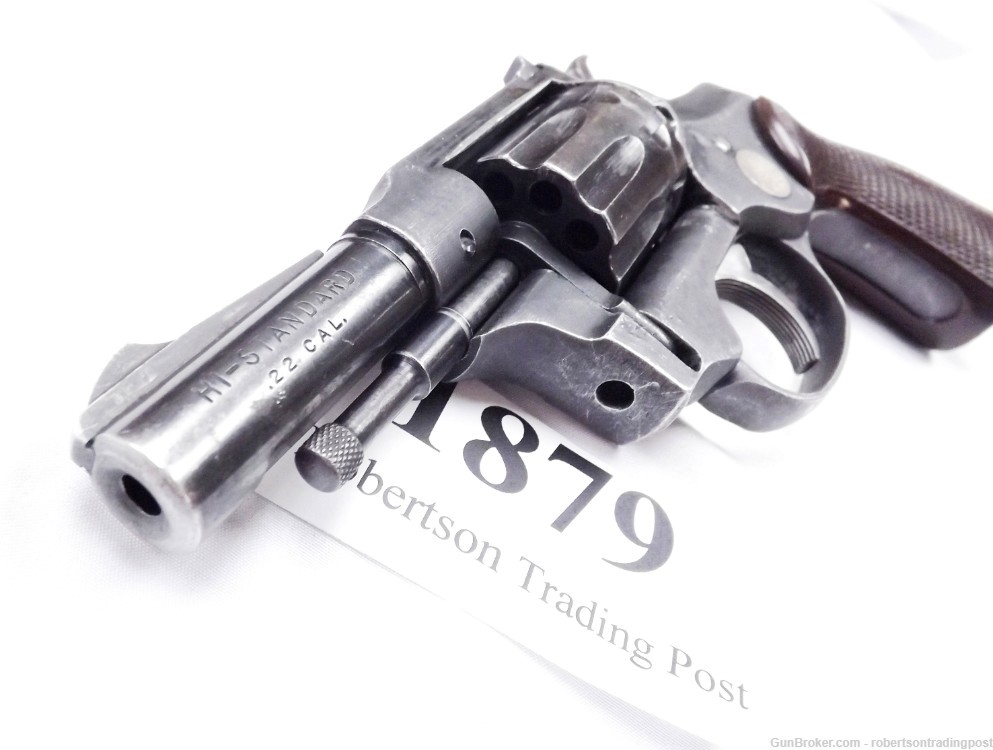 High Standard .22 LR R100 9127 Sentinel 3” Revolver 1959 C&R CA OK Blue -img-9