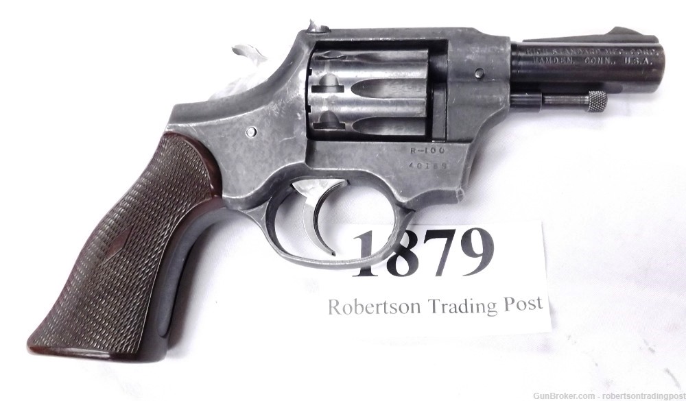 High Standard .22 LR R100 9127 Sentinel 3” Revolver 1959 C&R CA OK Blue -img-15