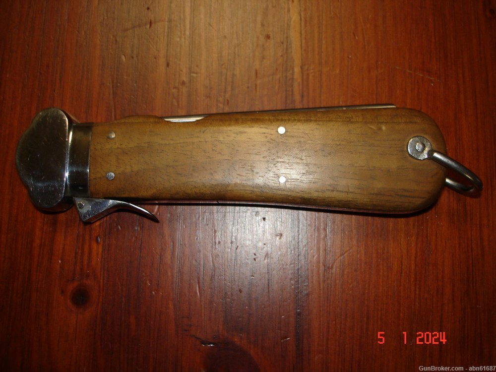 WWII German Luftwaffe Paratrooper Gravity knife, near mint Paul Weyersberg -img-0