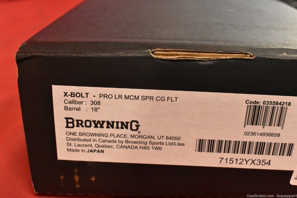 Browning X-Bolt Pro McMillan Long Range SPR 308 WIN 18" X-Bolt-img-9