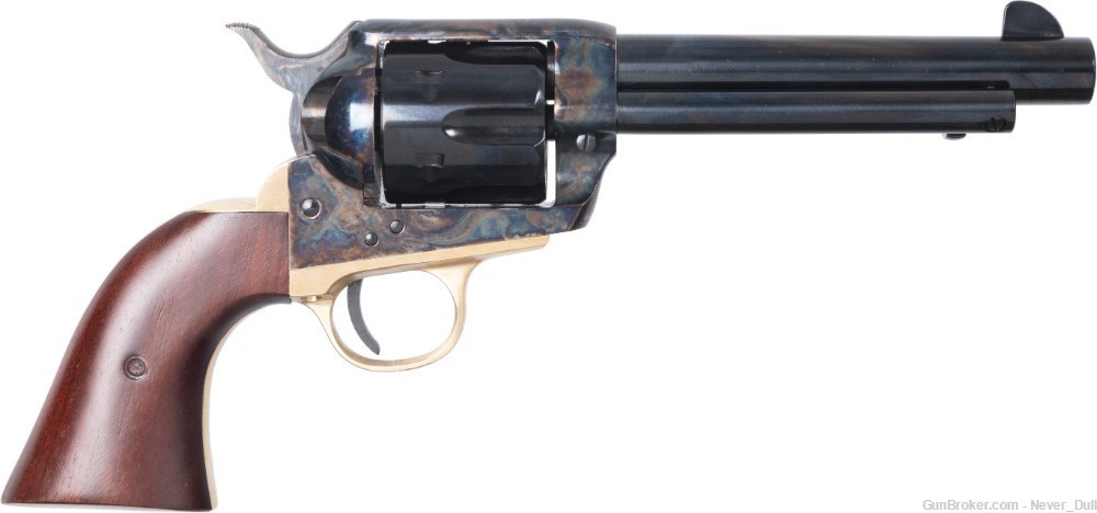 Pietta 1873 .45 (Long) Colt 5.5" Case Hardened Revolver Sweet! NIB-img-0