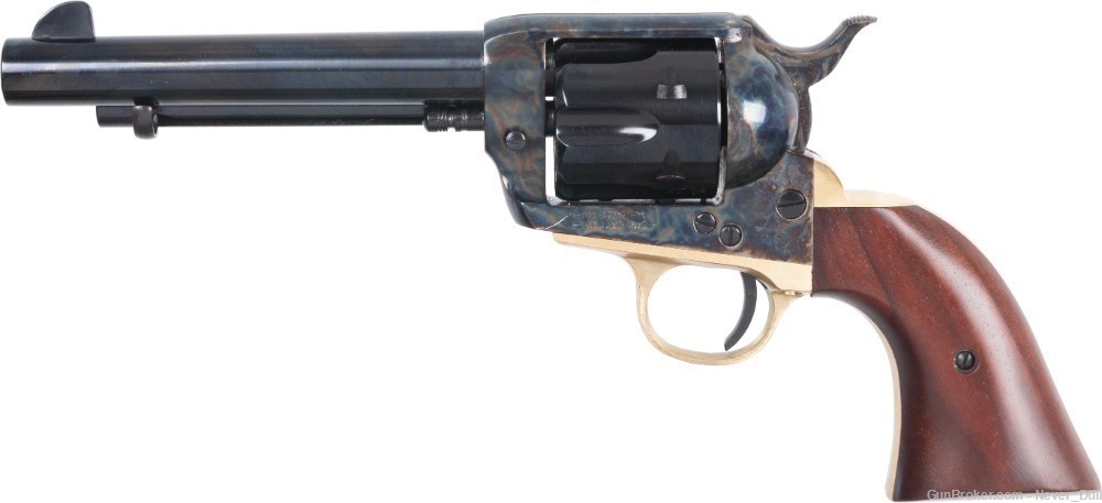 Pietta 1873 .45 (Long) Colt 5.5" Case Hardened Revolver Sweet! NIB-img-1