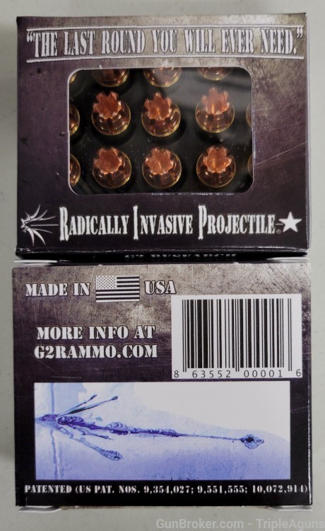 G2 Research RIP 380acp 62gr lot of 100rds G00001-img-1