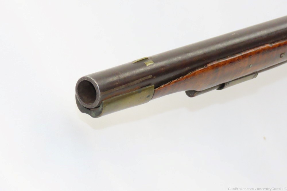 PENNSYLVANIA Flintlock Long Rifle by HENRY ALBRECHT Lititz Nazareth Chamber-img-18