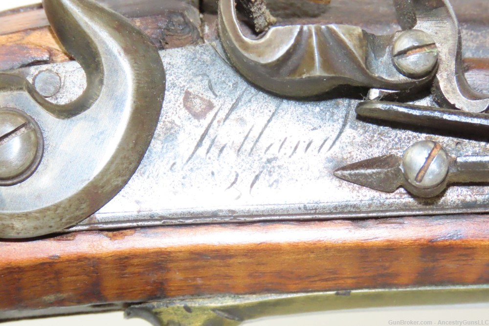 PENNSYLVANIA Flintlock Long Rifle by HENRY ALBRECHT Lititz Nazareth Chamber-img-5
