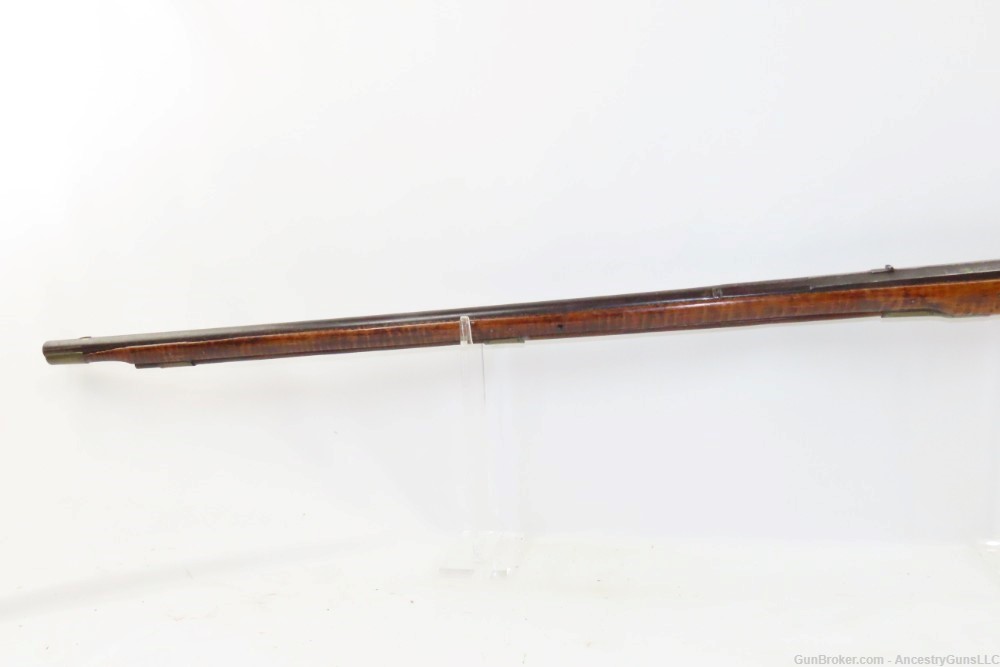 PENNSYLVANIA Flintlock Long Rifle by HENRY ALBRECHT Lititz Nazareth Chamber-img-16