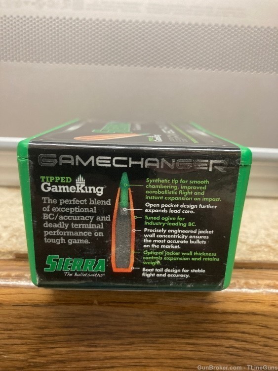 Sierra GameChanger 270 Cal .277 DIA 140 GR TGK #4440 200 Bullets-img-1