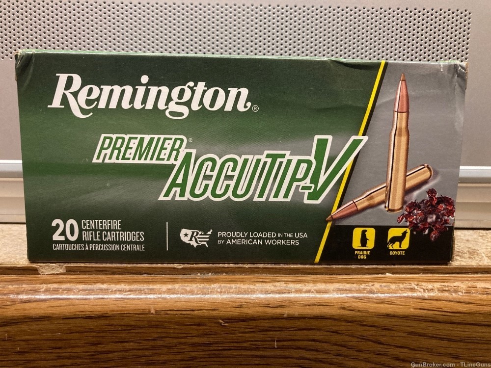 Remington Premier Accutip-V 204 40 GR BT #PRA204B 20 Rounds-img-1