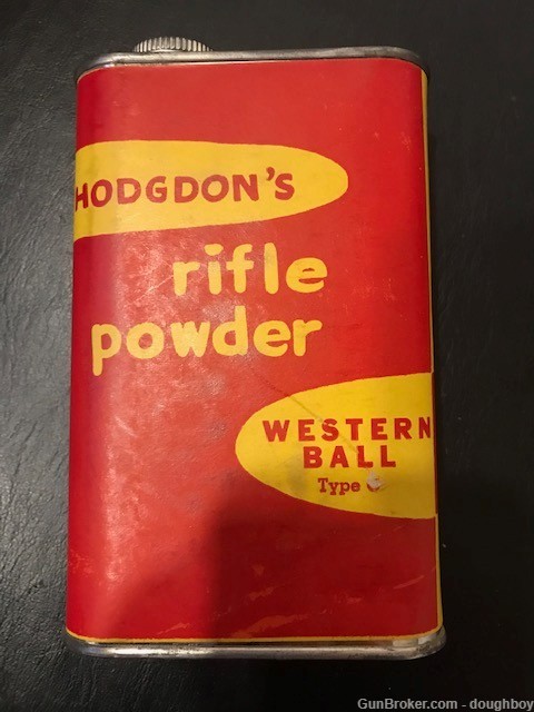Hodgdon's Western Type C Rifle Powder Sealed Tin 1948-img-0