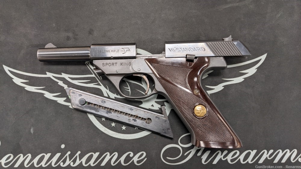 USED High Standard Sport King 22LR target pistol semi auto-img-3